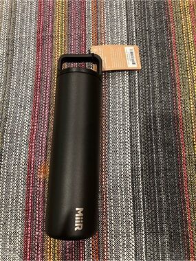 Miir Matte Black Insulated Water Bottle with Carry Handle